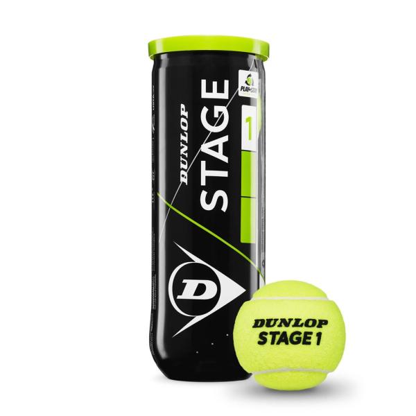 Dunlop Tennisbälle Stage 1 Green 3er